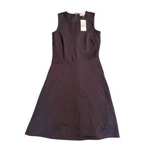 Professional Black Sleeveless Dress